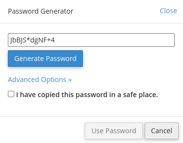 cPanel Password Generator